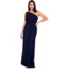 image:imageAdrianna Papell Womens One Shoulder Jersey Dress Red Wine 8Midnight