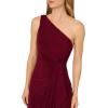 image:imageAdrianna Papell Womens One Shoulder Jersey Dress Red Wine 8Red Wine