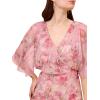 image:imageAdrianna Papell Womens Printed Beaded Mesh Long GownBlush Multi