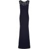 image:imageAdrianna Papell Womens Sleeveless Lace Trumpet GownNavy