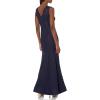 image:imageAdrianna Papell Womens Sleeveless Lace Trumpet GownNavy