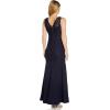 image:imageAdrianna Papell Womens Sleeveless Lace Trumpet GownNavy