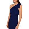image:imageAdrianna Papell Womens Stretch Crepe Long DressNavy Sateen