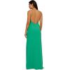 image:imageAidan Mattox Womens Knit Crepe Cowl Neck GownSummer Green