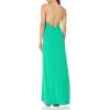 image:imageAidan Mattox Womens Knit Crepe Cowl Neck GownSummer Green