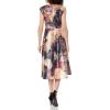 image:imageWomens VNeck Cap Sleeve Pleated DressPink