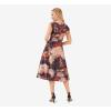 image:imageWomens VNeck Cap Sleeve Pleated DressPink