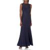 image:imageAdrianna Papell Womens Sleeveless Lace Trumpet GownNavy