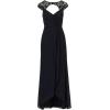 image:imageAdrianna Papell Womens Bead Yoke Chiffon DressMidnight