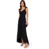 image:imageAdrianna Papell Womens Bead Yoke Chiffon DressViolet Cobalt