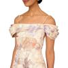 image:imageAidan Mattox Womens Off Shoulder Pleated Bodice GownBronze Multi