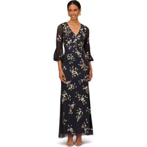 image:imageWomens Beaded V Neck GownTwilight