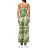 image:imageADRIANNA PAPELL PRINTED JUMPSUITGreenIvory