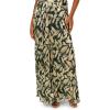 image:imageAdrianna Papell Foil Leaf Draped Gown NavyGoldGreen PineGold