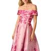 image:imageAdrianna Papell OffShoulder Dress Pink MultiPink Multi