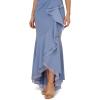 image:imageAdrianna Papell Ruffle Crepe Halter Gown Radiant FuchsiaFrench Blu
