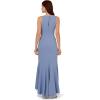 image:imageAdrianna Papell Ruffle Crepe Halter Gown Radiant FuchsiaFrench Blu