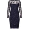 image:imageAdrianna Papell Short Beaded Dress DressNavyBlack