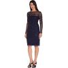 image:imageAdrianna Papell Short Beaded Dress DressNavyBlack