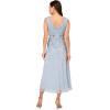 image:imageAdrianna Papell Womens Beaded Ankle DressElegant Sky