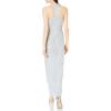 image:imageAdrianna Papell Womens Beaded Column GownGlacier