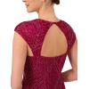 image:imageAdrianna Papell Womens Beaded Column GownMagenta