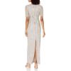 image:imageAdrianna Papell Womens Beaded Column GownMarble