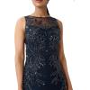 image:imageAdrianna Papell Womens Beaded Column GownMidnight