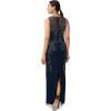 image:imageAdrianna Papell Womens Beaded Column GownMidnight