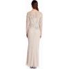 image:imageAdrianna Papell Womens Beaded Long DressBiscotti