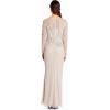 image:imageAdrianna Papell Womens Beaded Long DressBiscotti