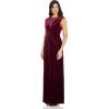 image:imageAdrianna Papell Womens Beaded Velvet Mermaid GownSpecial Occasion DressBurgundy