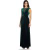 image:imageAdrianna Papell Womens Beaded Velvet Mermaid GownSpecial Occasion DressHunter