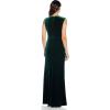 image:imageAdrianna Papell Womens Beaded Velvet Mermaid GownSpecial Occasion DressHunter