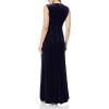 image:imageAdrianna Papell Womens Beaded Velvet Mermaid GownSpecial Occasion DressMidnight