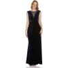 image:imageAdrianna Papell Womens Beaded Velvet Mermaid GownSpecial Occasion DressMidnight