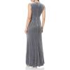 image:imageAdrianna Papell Womens Beaded Velvet Mermaid GownSpecial Occasion DressSilver