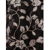 image:imageAdrianna Papell Womens Border Embroidery Midi DressBlackIvory