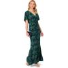 image:imageAdrianna Papell Womens Burnout Velvet GownHunter