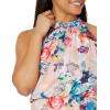 image:imageAdrianna Papell Womens Floral Satin Jacquard GownBlush Multi