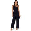 image:imageAdrianna Papell Womens Knit Crepe JumpsuitMidnight