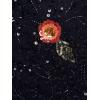 image:imageAdrianna Papell Womens One Shoulder Bead DressNavy Multi