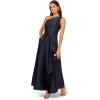image:imageAdrianna Papell Womens One Shoulder Mikado GownMidnight