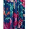 image:imageAdrianna Papell Womens Printed Chiffon Halter GownNavyMulti