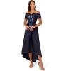 image:imageAdrianna Papell Womens Sequin Taffeta GownNavy