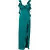 image:imageAdrianna Papell Womens Stretch Satin Long DressDeep Emerald