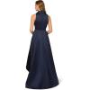 image:imageAdrianna Papell Womens Tuxedo High Low GownMidnight