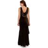 image:imageAdrianna Papell Womens Velvet Flounce Hem GownBeyond Moss