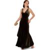 image:imageAdrianna Papell Womens Velvet Flounce Hem GownBeyond Moss