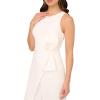 image:imageAdrianna Papell Womens Wide Leg Bow Detail JumpsuitIvory